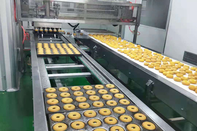 Cake production line video